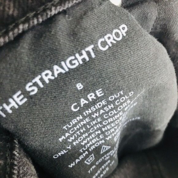 ANN TAYLOR The Straight Crop High Rise Jeans Size 8 - Picture 11 of 12